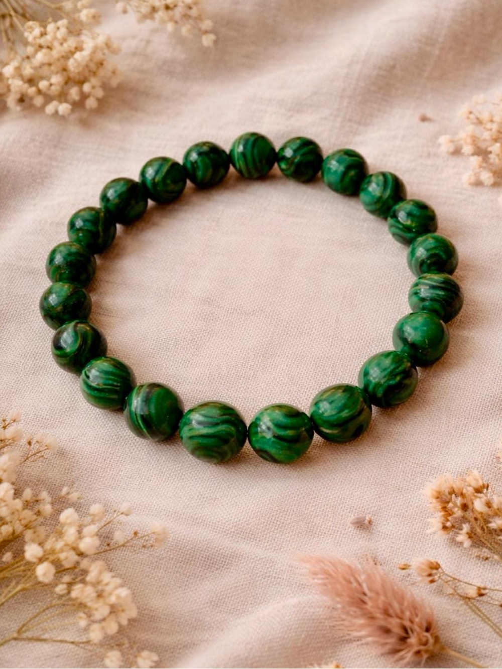 🆕New Malachite 8mm Healing Gemstone Bracelet